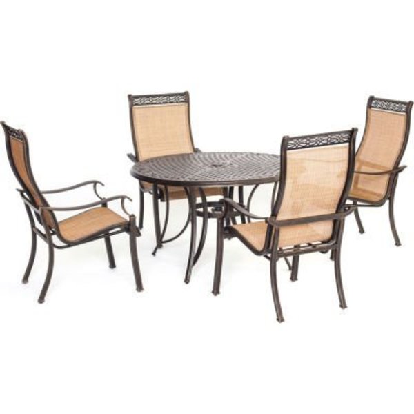 Almo Fulfillment Services Llc Hanover® Manor 5 Piece Outdoor Dining Set MANDN5PC